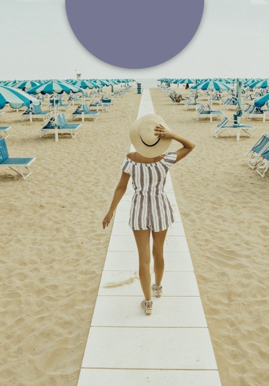 Kobieta na plaży
